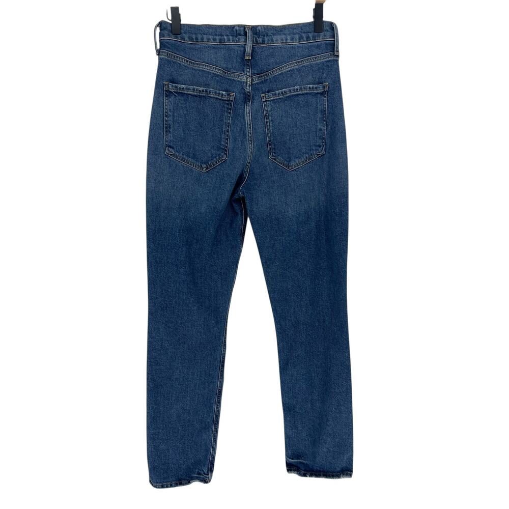 Agolde Riley Long High Rise Straight Jeans - Picture 10 of 12